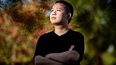 Devětadvacetiletý Ceng Ťia-ťün, který se svým svědectvím o čínské cenzuře...
