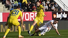 Utkání mezi Slováckem a Teplicemi.