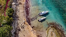 Plá� Sanur na ostrov� Bali (30. �ervence 2022)