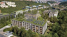 Vizualizace výstavby na Radlické