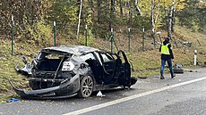 Dopravní nehoda na dálnici D10 u obce Brodce (22. íjna 2022)