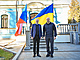 eský premiér Petr Fiala s ukrajinským premiérem Denysem mahalem v Kyjev