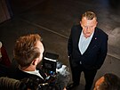 Dánský expremiér a lídr nové strany Umírnných Lars Lokke Rasmussen (31. íjna...