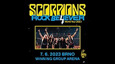 Scorpions zahrají v Brn