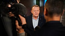 Dánský expremiér a lídr nové strany Umírnných Lars Lokke Rasmussen (31. íjna...