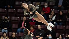 Krasobrusla�i Jelizaveta �uková a Martin Bida� p�i závod� sportovních dvojic na...