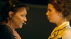 Marta Kubiová a Aneta Langerová v komorním muzikálu Touha jménem Einodis