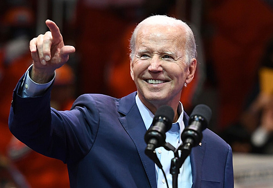 Joe Biden na mítinku na Florid (2. listopadu 2022)