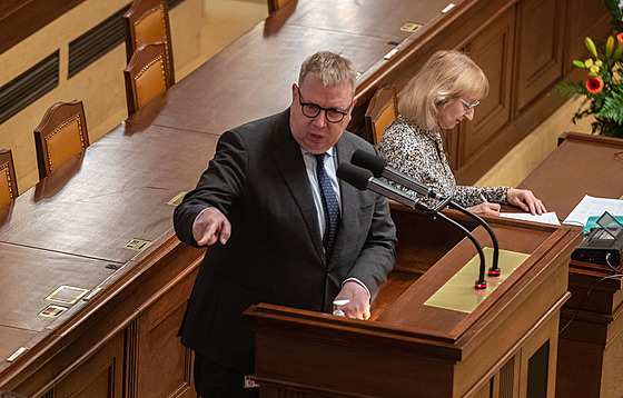 Poslanec ANO Ale� Juchelka ve Sn�movn�