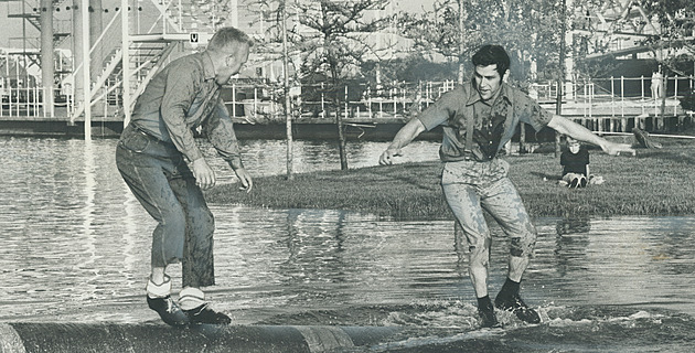 Neznámé sporty: dřevorubecký logrolling prověří sílu středu těla