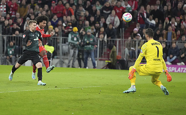 Pavlenka chytil proti Bayernu penaltu, Brémy přesto utrpěly debakl