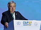 Generální tajemník OSN António Guterres promlouvá k úastníkm klimatické...