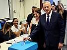 Izraelci znovu volí v parlamentních volbách. Na snímku je ministr obrany Benny...