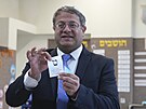 Izraelci znovu volí v parlamentních volbách. Na snímku je éf krajn pravicové...