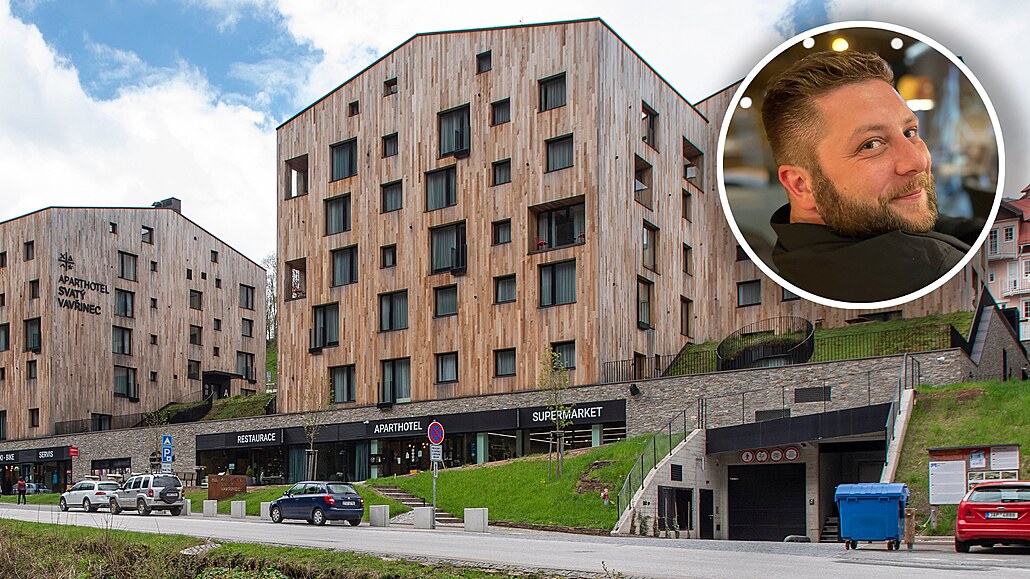Martin Venglá�, �editel krkono�ského Aparthotelu Svatý Vav�inec v Peci pod...
