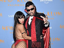 Coco Austin a Ice-T na halloweenské party modelky Heidi Klumové (New York, 31....