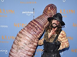 Heidi Klumová a její manel Tom Kaulitz na halloweenské party modelky (New...