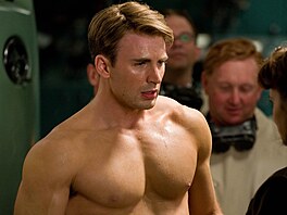 Chris Evans ve filmu Captain America: První Avenger (2011)