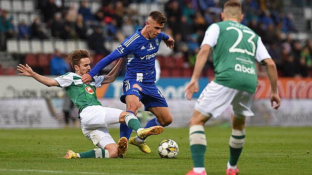 Momentka z utkn Olomouc versus Jablonec.