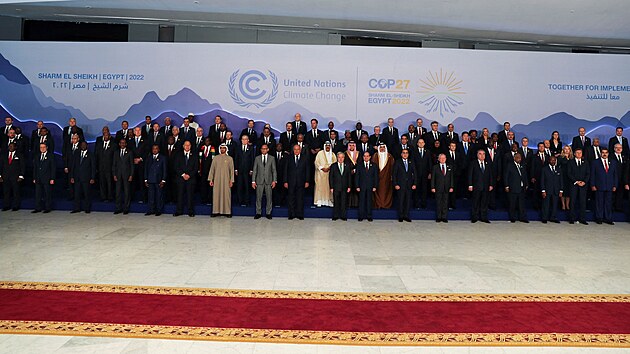 Účastníci klimatické konference COP27 (7. listopadu 2022)