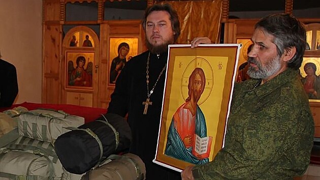 Rusk pravoslavn knz Michajl Vasiljev radil Ruskm, aby rodily vce dt a poslaly je na frontu. Zemel na Ukrajin. (7. listopadu 2022)