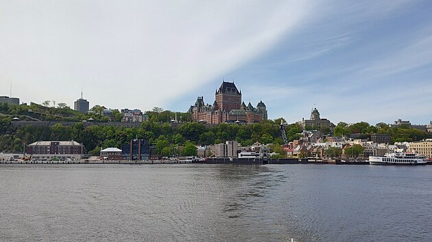 Pohled na Quebec City z msta Lvis