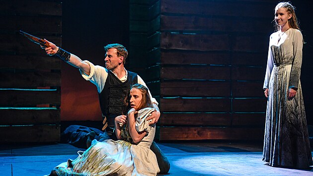 Muzik�l Dev�t k��� napsan� pro M�stsk� divadlo Brno vypr�v� starou moravskou legendu o ukrutn�m �inu, kter� se podle kronik odehr�l kolem roku 1540 v mal� v�sce nedaleko Velk� B�te�e.