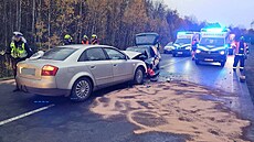 Tragická dopravní nehoda mezi Královským Poíím a Loktem na Sokolovsku. (7....