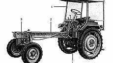 Nářaďový traktor RS 09