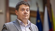 Zastupitelstvo Prahy má nové slo�ení, jeho �lenové slo�ili své sliby. Na snímku...