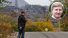 Ocelárny Azovstal. Po útoku Rus� na Mariupol z�staly v troskách. Jejich...