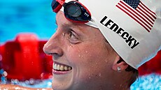 Americká plavkyn� Katie Ledecká