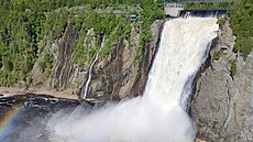 Vodopády Montmorency u Quebec City