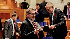 Senátor Tomá Töpfer na ustavující schzi Senátu v novém sloení