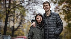 Televizní redaktorka Klára Radilová a její choť, hokejista Lukáš Radil