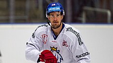 Roman Červenka na tréninku hokejové reprezentace