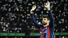 Fotbalový obránce Gerard Piqué se louí s Barcelonou i kariérou.