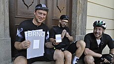 Bývalý brn�nský radní pro kulturu Marek Fi�er vyrazil na konci prázdnin na kole...