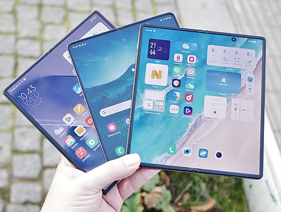 Samsung Galaxy Z Fold 4, Xiaomi Mix Fold 2 a Vivo X Fold+