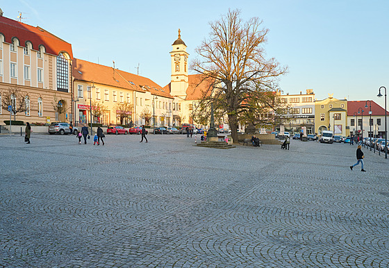 Masarykovo námstí v Uherském Brod (listopad 2022)