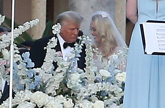 Donald Trump provdal svou dceru Tiffany (Florida, 12. listopadu 2022)
