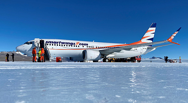 Když je ranvej jako sklo. Smartwings potřetí letěly pro Nory na Antarktidu