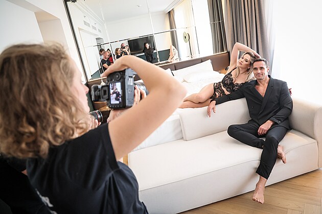 Fotogalerie Roman Šebrle a Kristýna Černá pro magazín Playboy 2022 