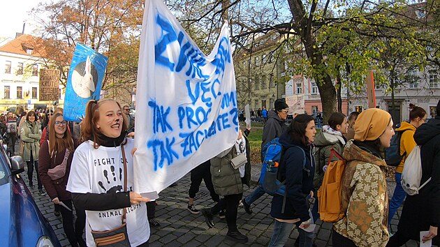 Pochod za vdu bez zvíat 2022 (Praha, 12.11.22)