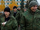 Amvrosijivka, Doncká oblast. Návrat voják z ukrajinského zajetí (6. listopadu...