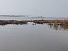 V Chersonské oblasti se zítil Antonivský most pes eku Dnpr. (11. listopadu...