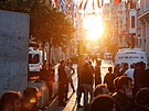 Na istanbulském bulváru Istiklal Caddesi (Tída nezávislosti) dolo k výbuchu....