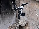 Britský umlec Banksy odhalil své nejnovjí dílo, nástnnou malbu ukrajinské...