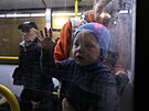Evakuovaní civilisté z Chersonské oblasti (10. listopadu 2022)