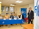 Tiskov konference ve Fakultn nemocnici Ostrava, kde pedstavili vsledky...